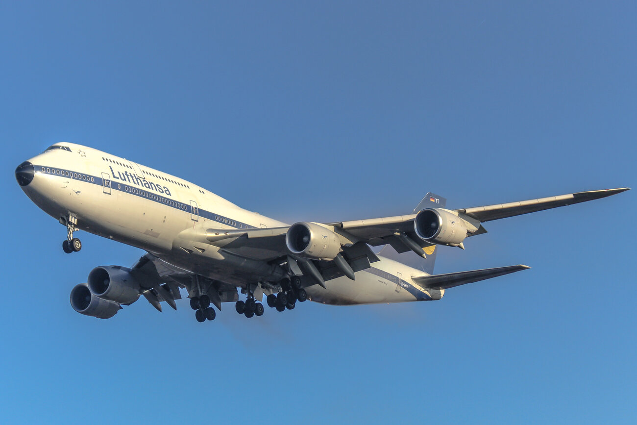 Lufthansa's Boeing 747-8 mit der Retro Livery