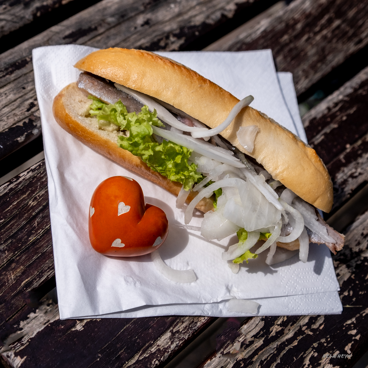 Mein Herz schlägt für ein Matjesbrötchen