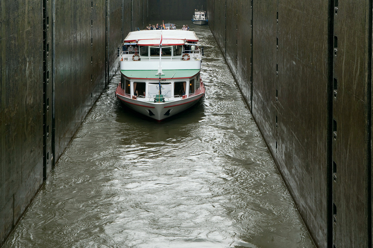 Minden Schachtschleuse