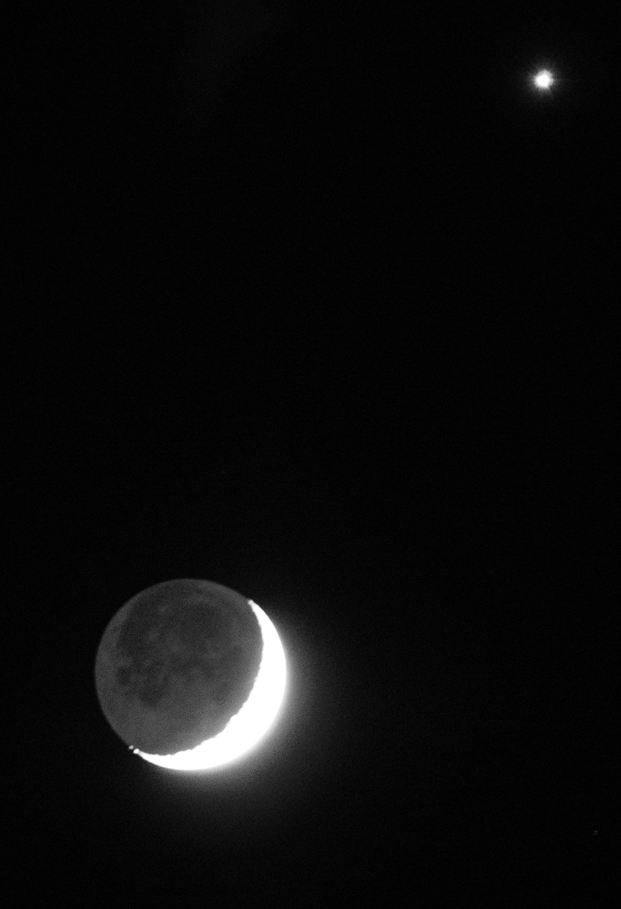 Mond trifft auf Venus