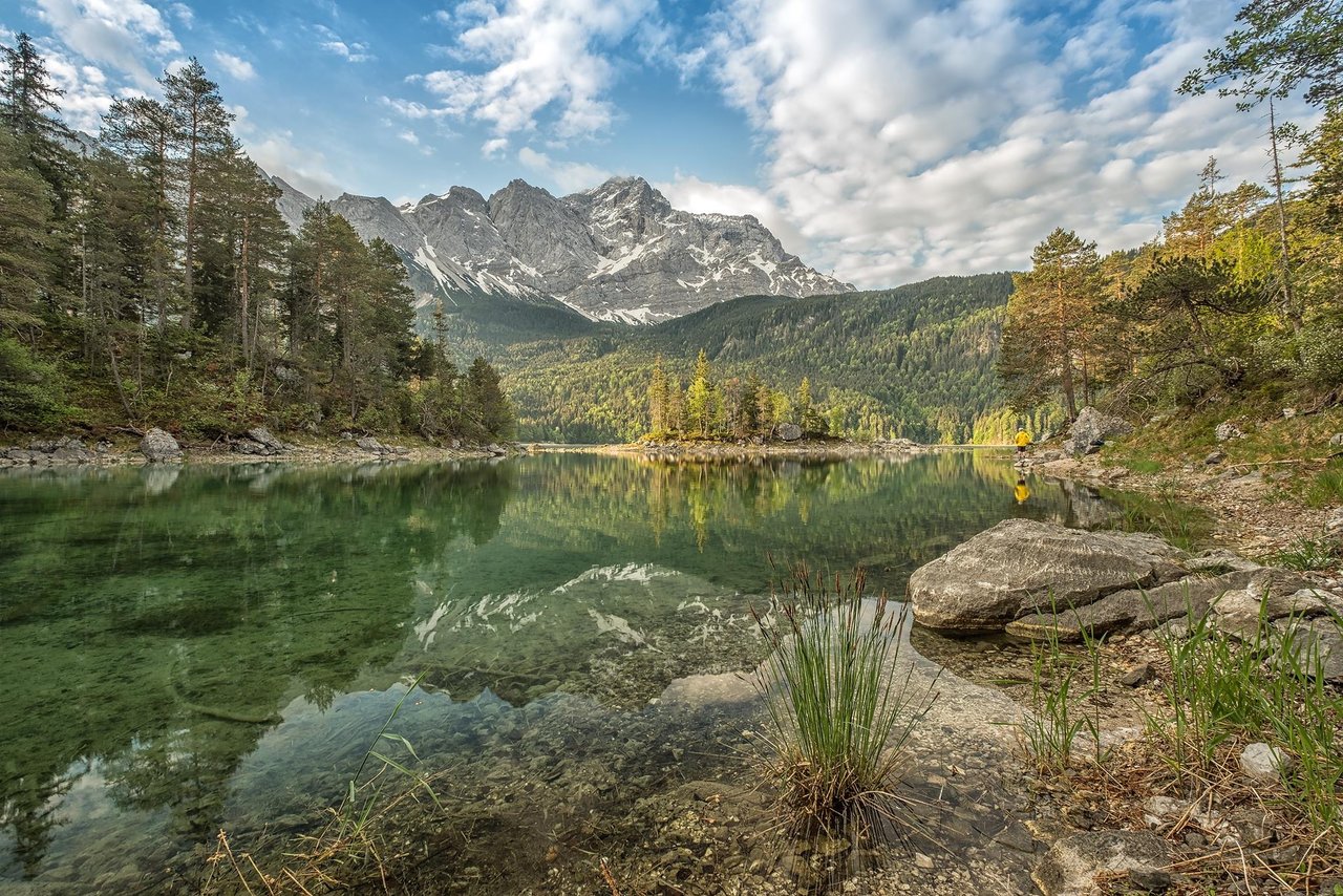 Morgens am Eibsee