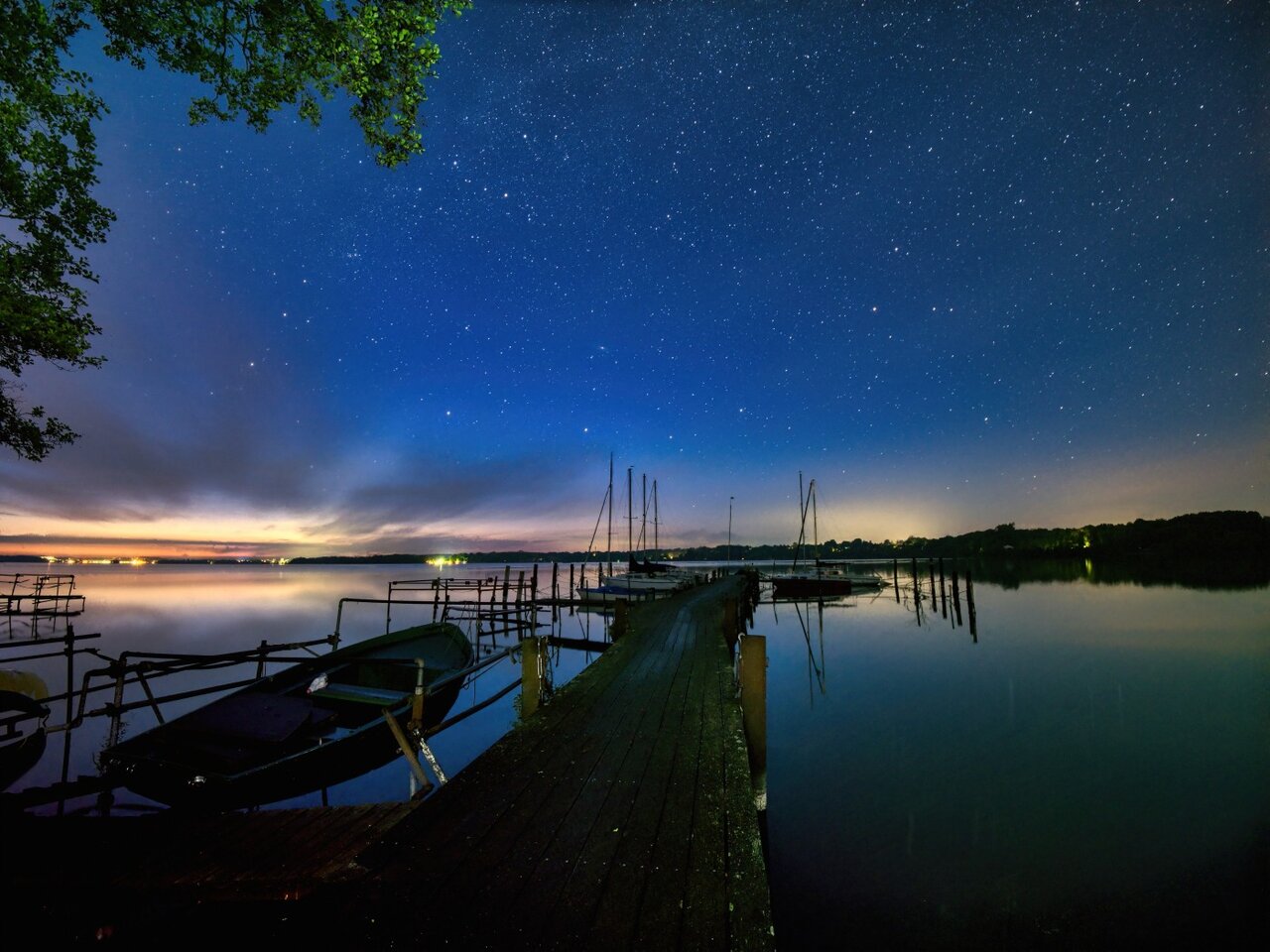 Nachts am großen Plöner See