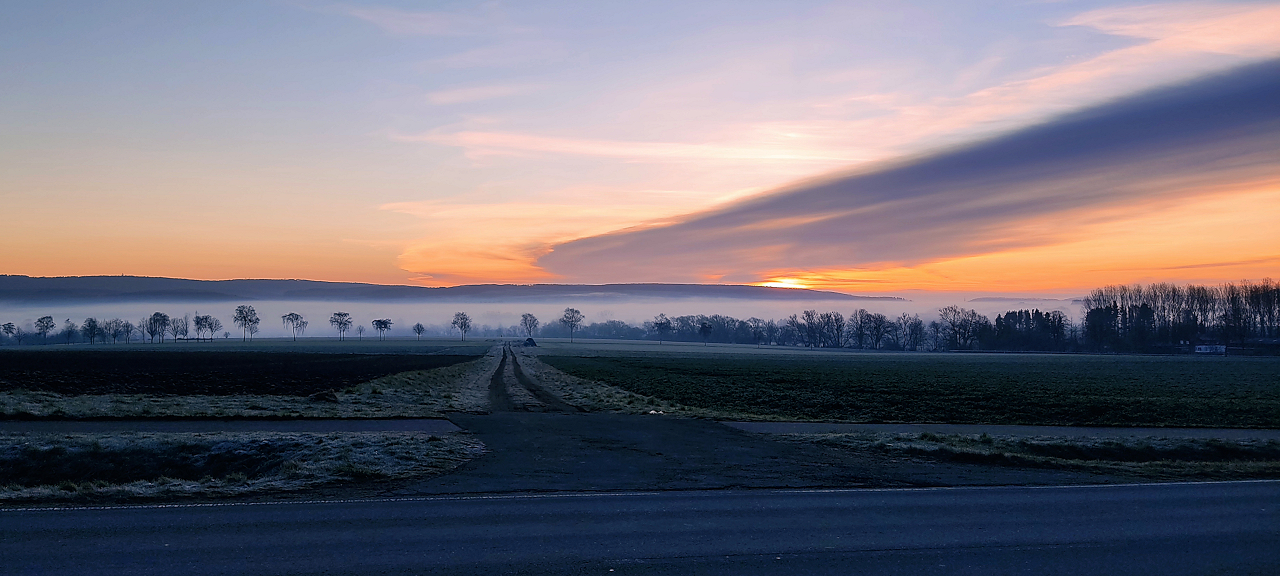 Nebel im Deister Süntel Tal