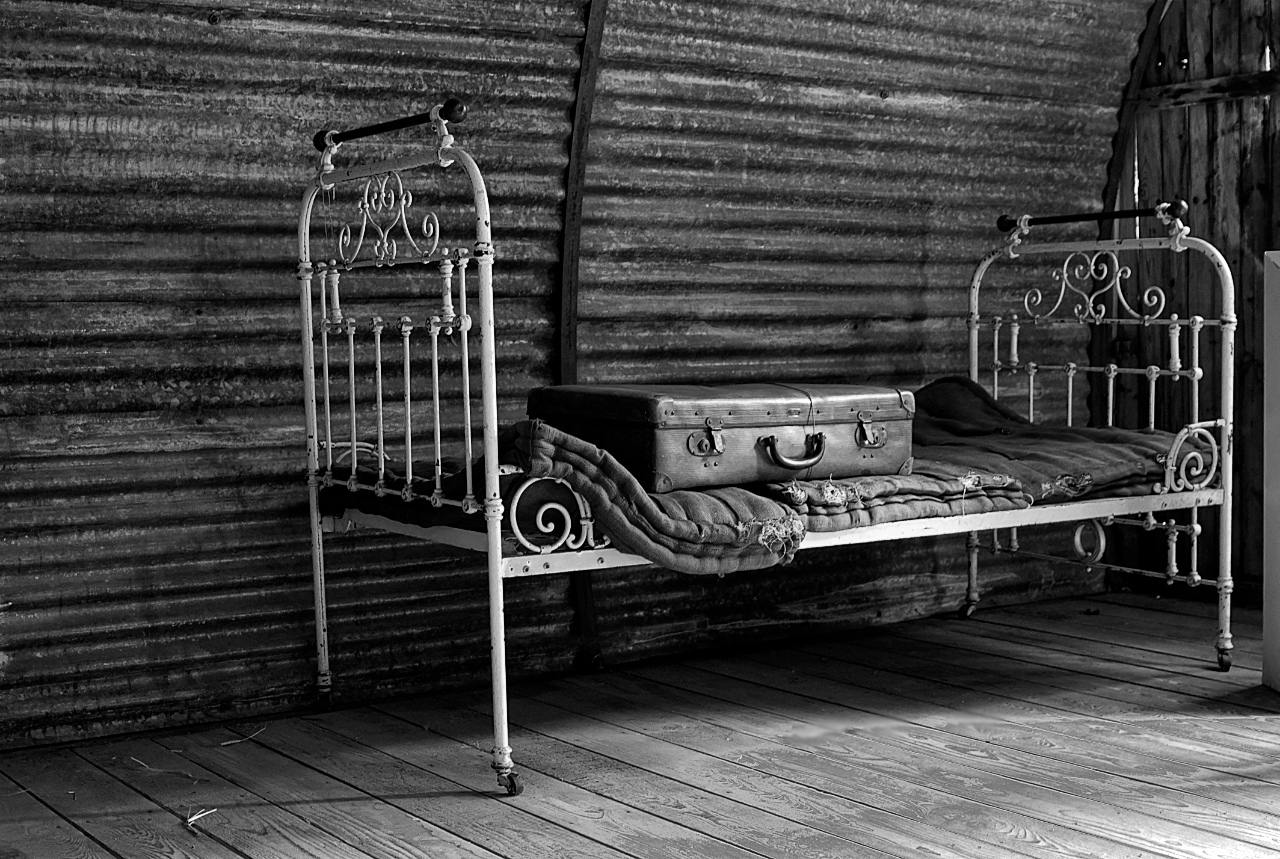 Nissenhütte im Freilichtmuseum am Kiekeberg.