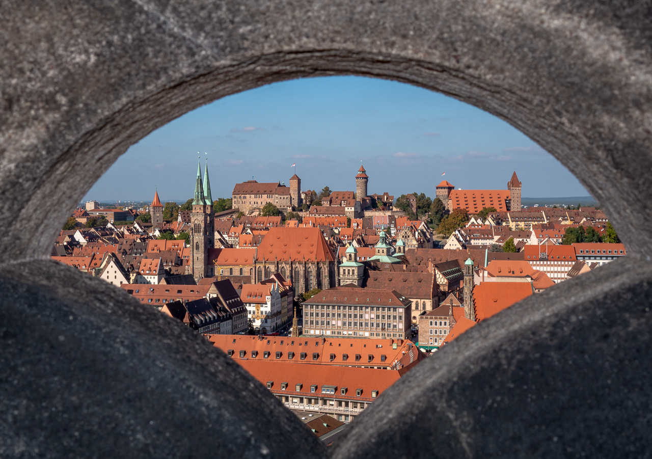 Nürnberg - Blick vom Turm der Lorenzkirche