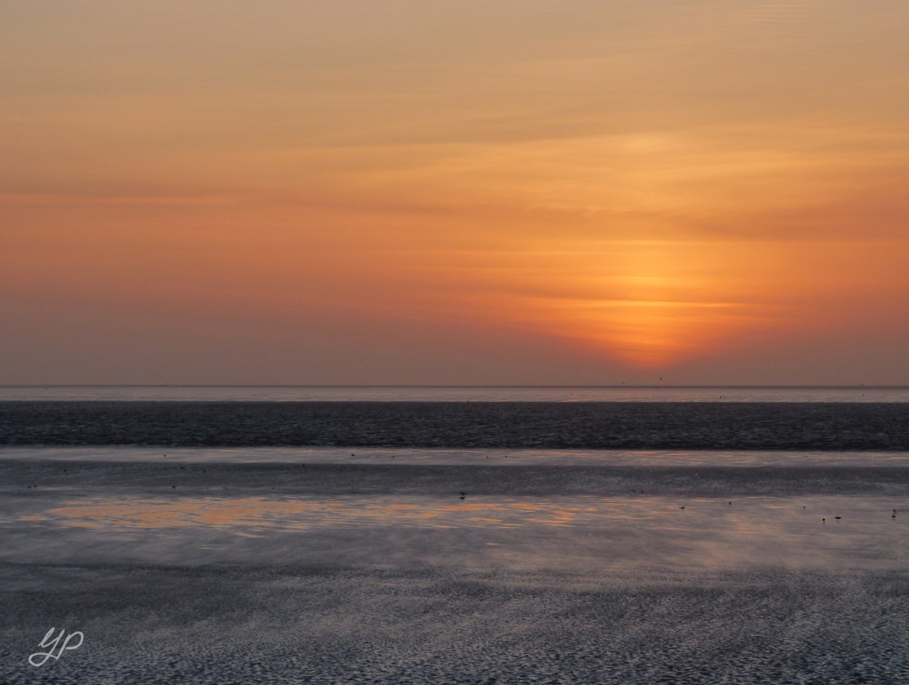 Ostfriesische Wattenküste - Abendstille