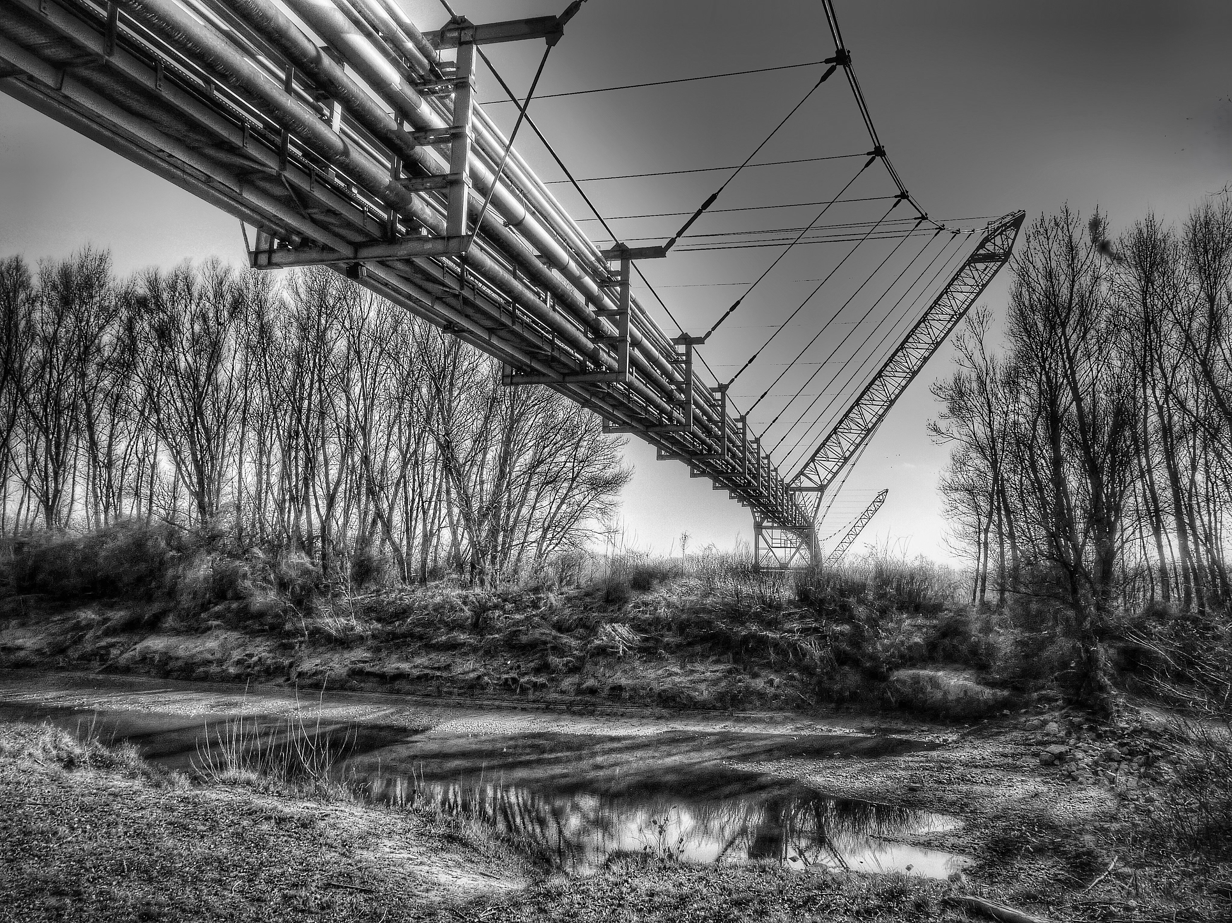 Pipeline über die Donau