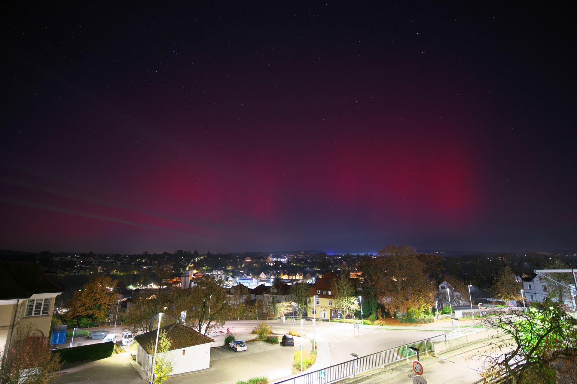 Polarlicht über Backnang