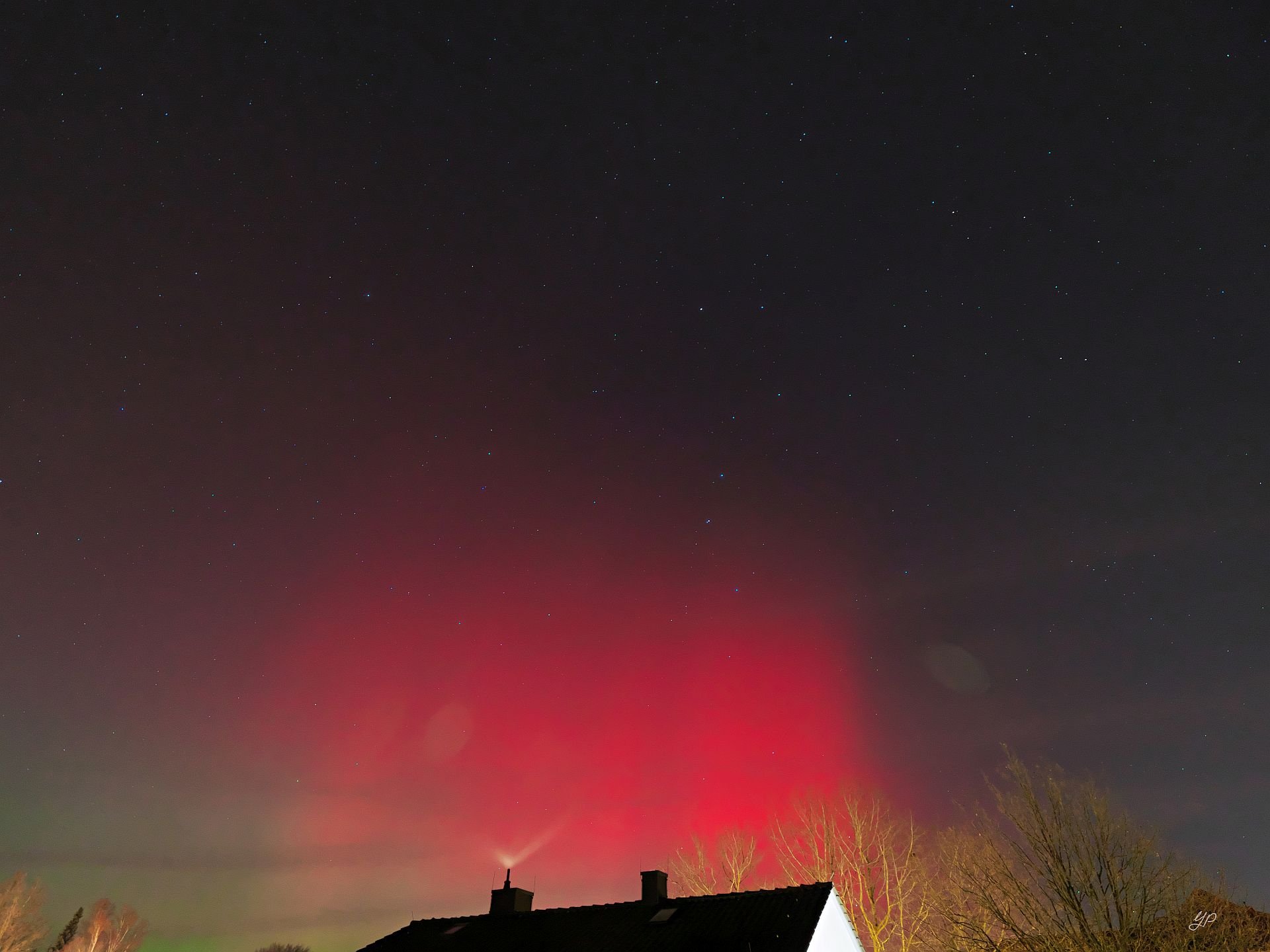 Polarlichter über OWL am 20.01.2026 II