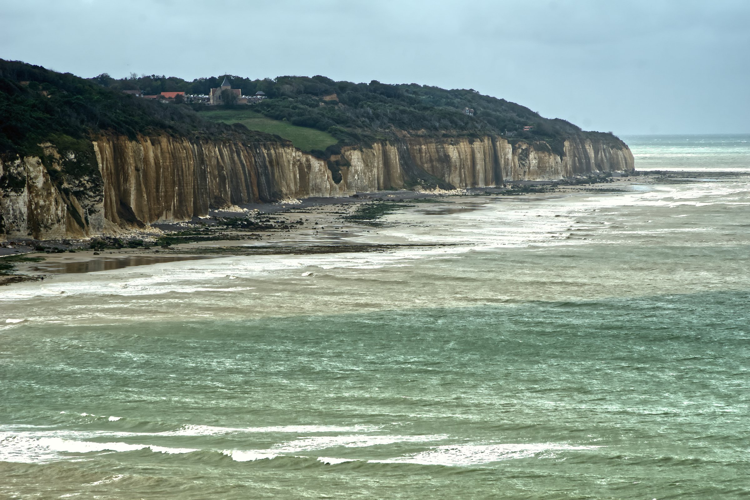 Pourville - etwas mehr Steilküste