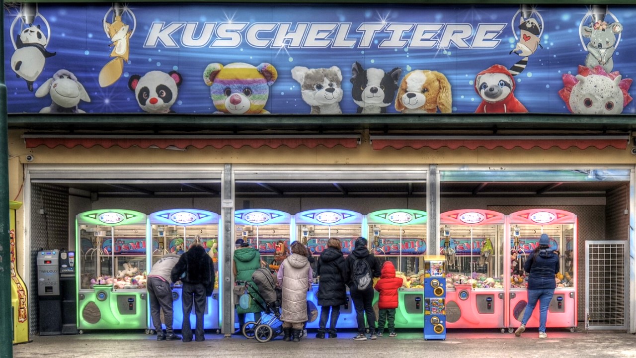 Prater im Winter 7  - Kuscheltiere