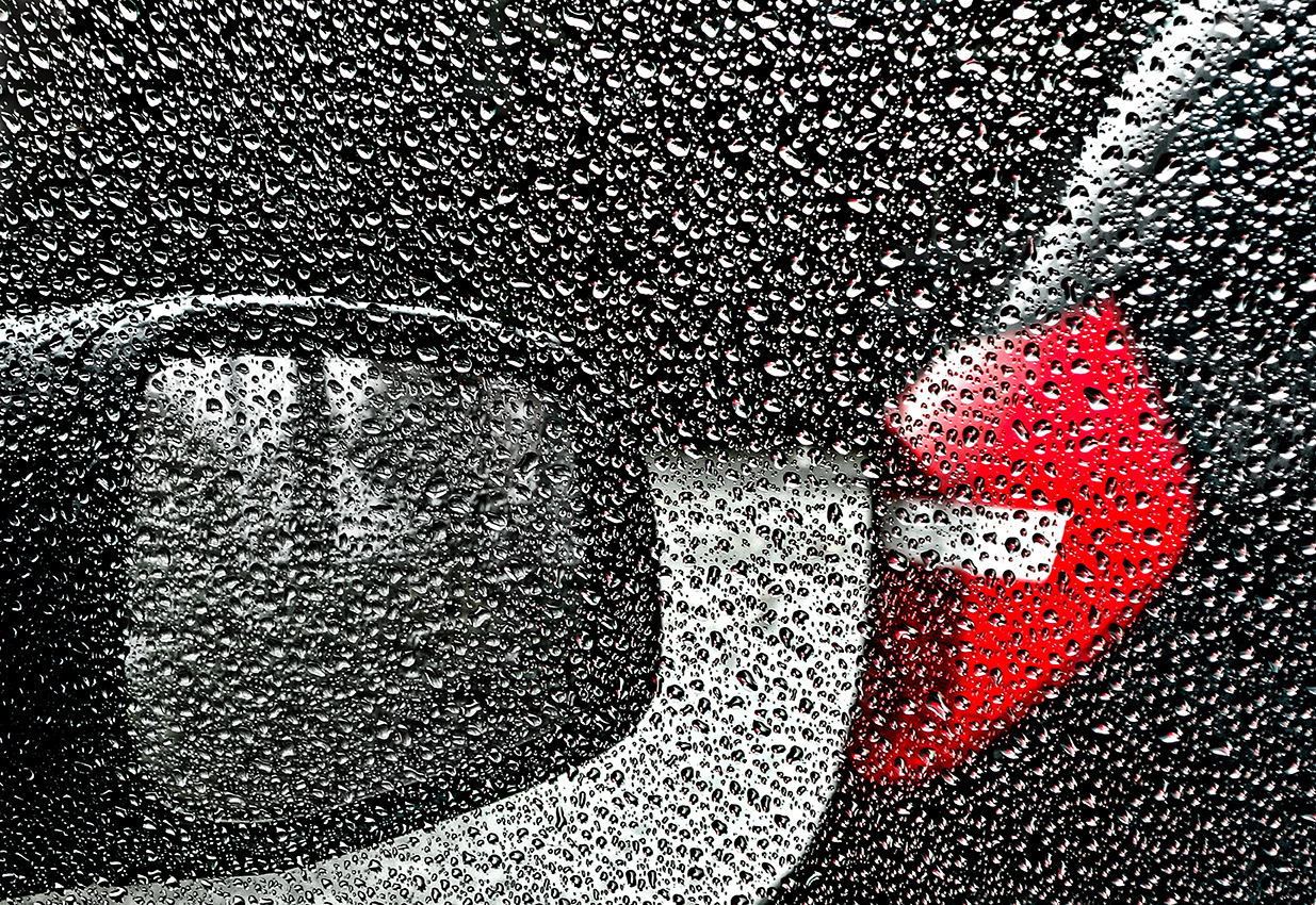 Raindrops are falling on my car...