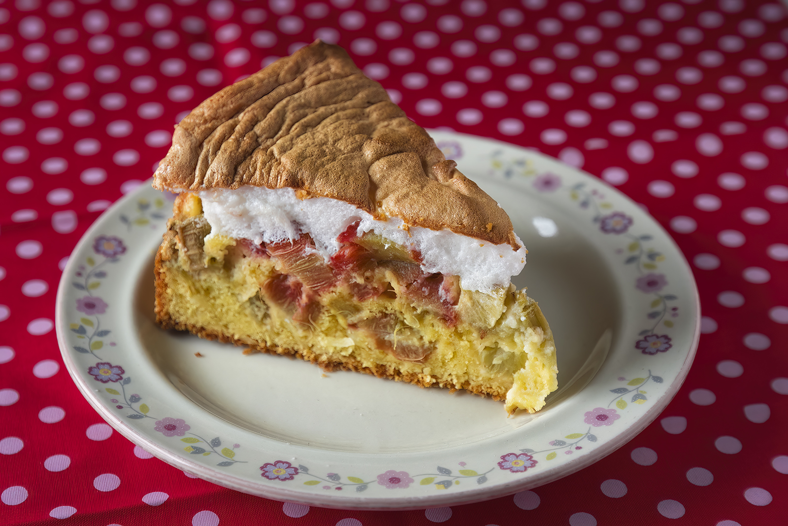 Rhabarber-Baiser-Kuchen