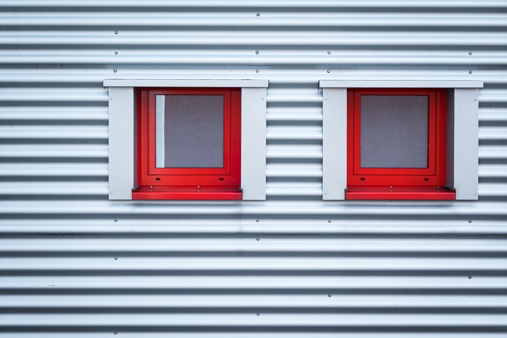 Rote Fenster