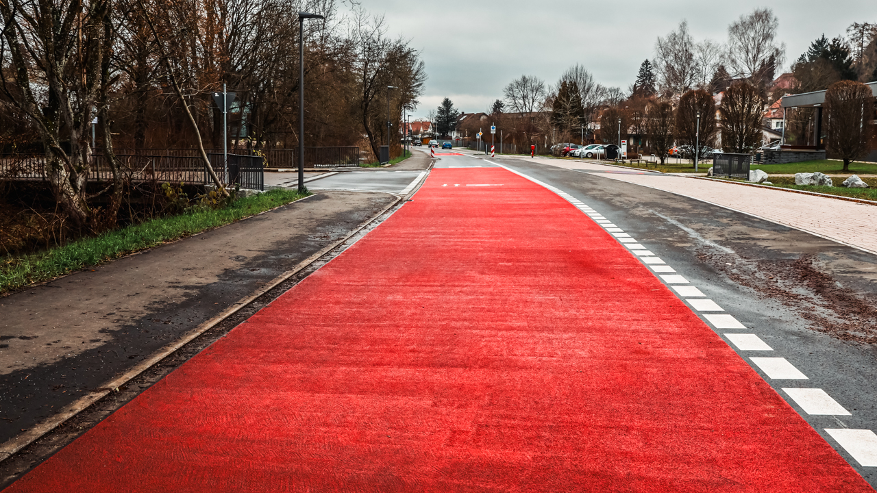 Roter Teppich für den Fotografen