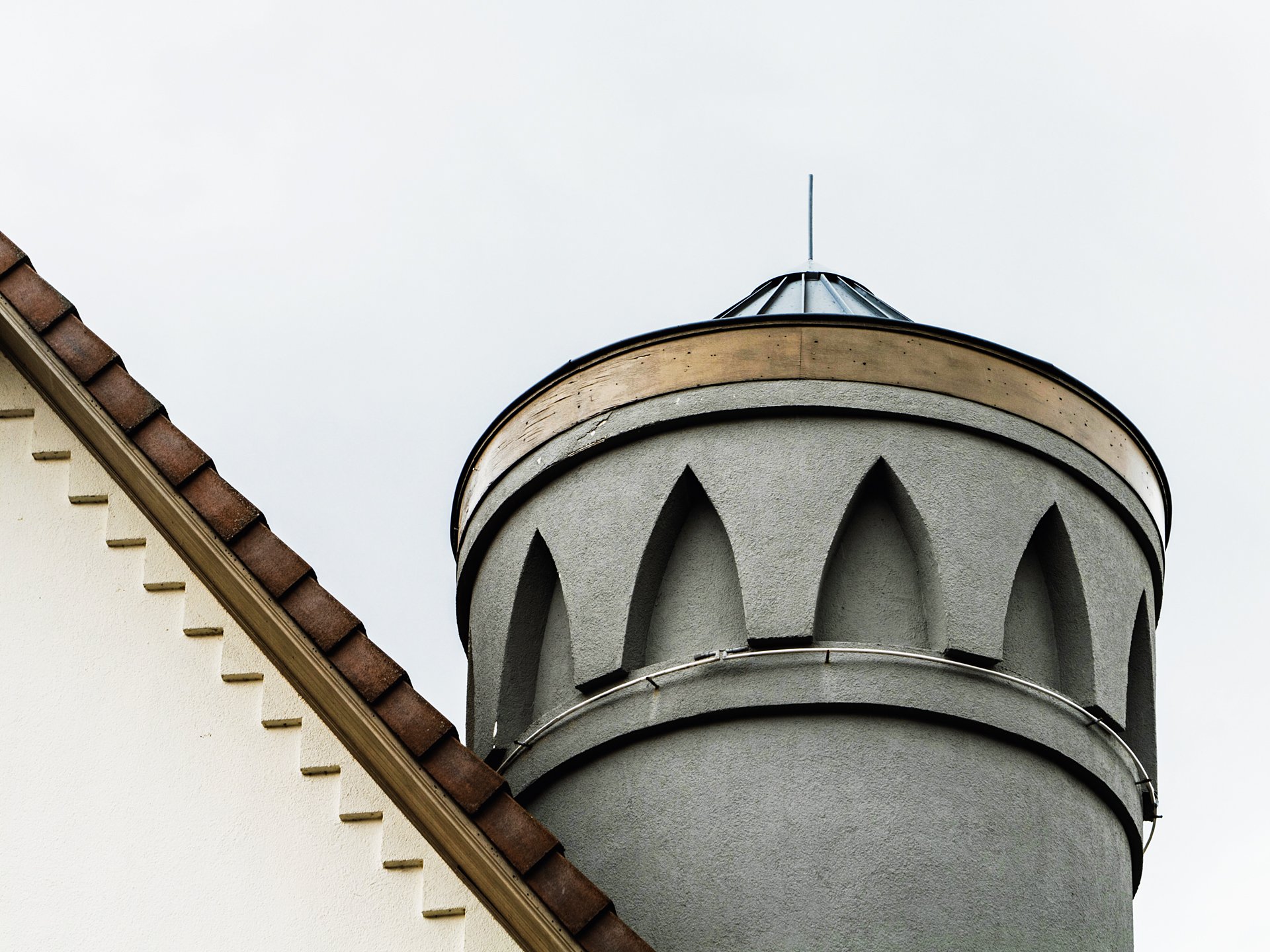 Rund trifft auf schräg