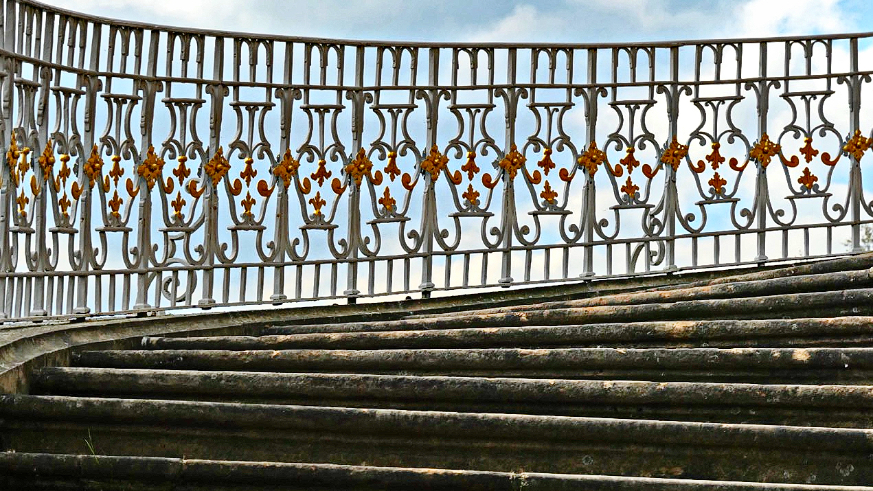 rustikale TREPPE
