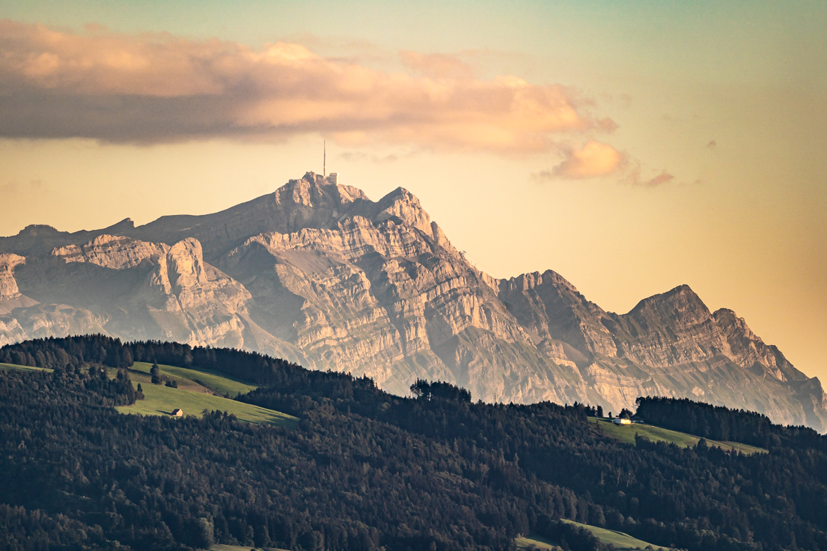 Säntis im Abendlicht