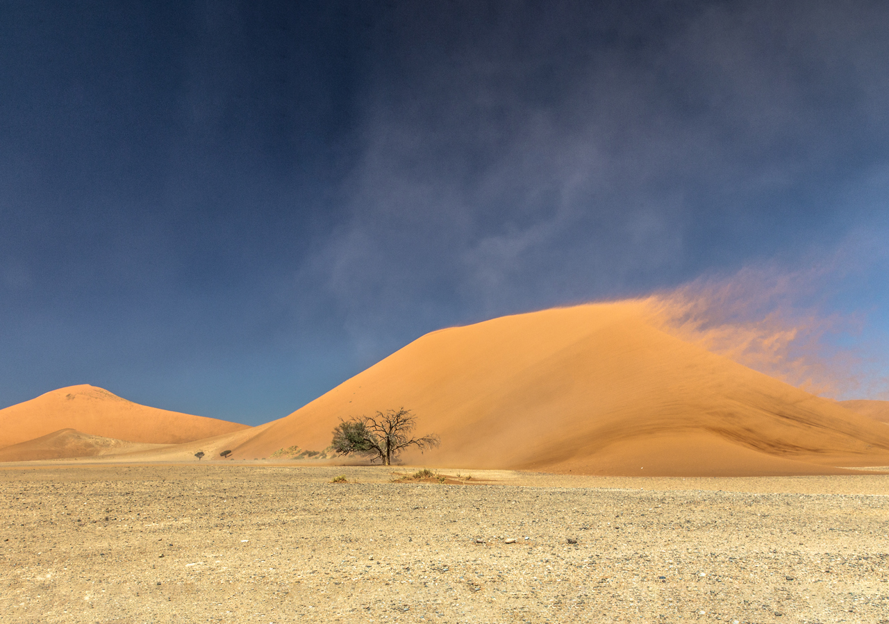 Sandsturm in der Namib