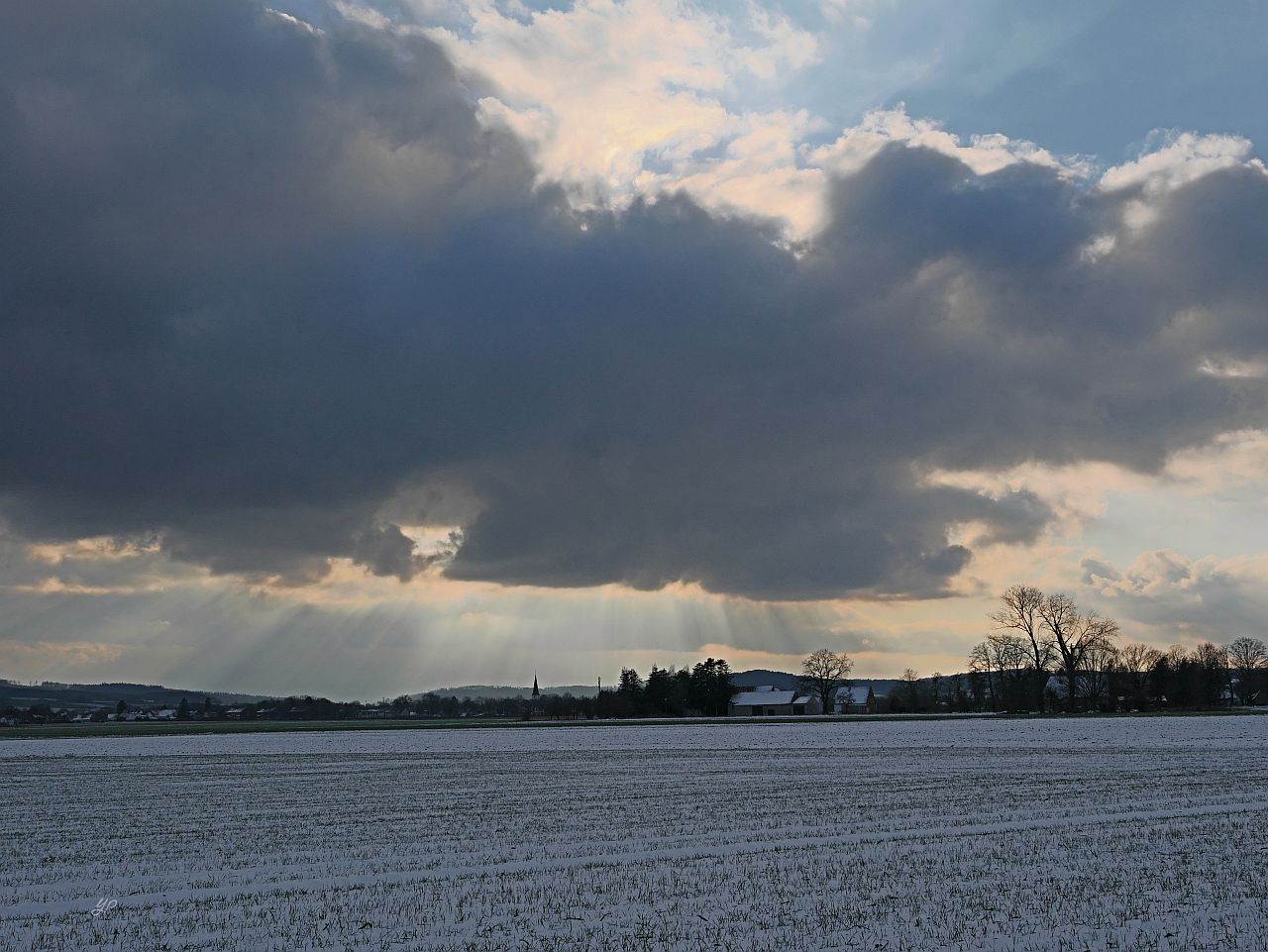 Schneewolken