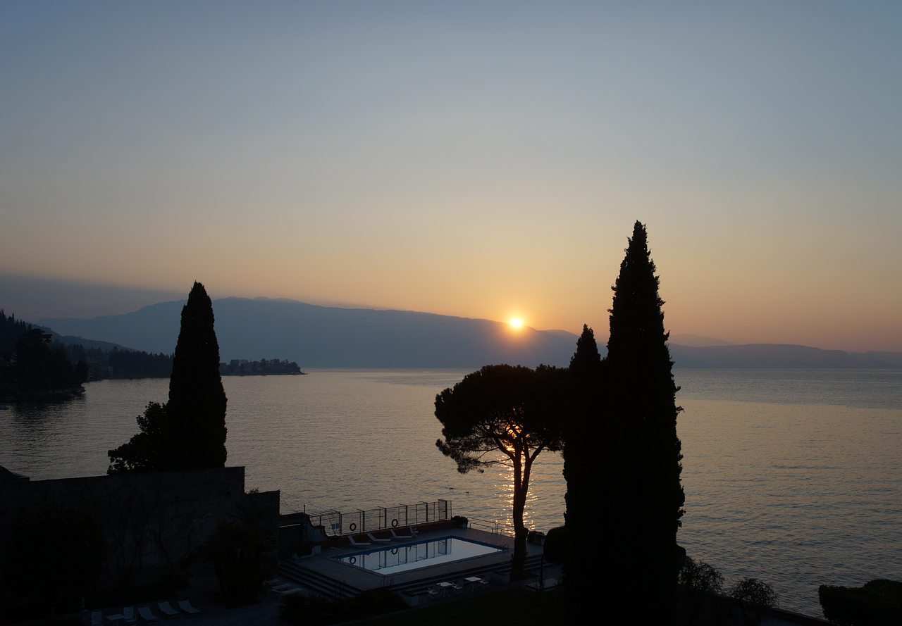 Sonnenaufgang am Gardasee