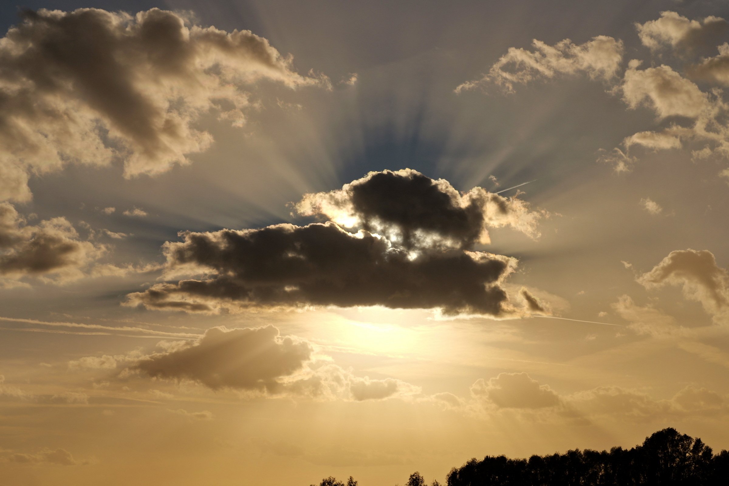 Sonnenstrahlen.