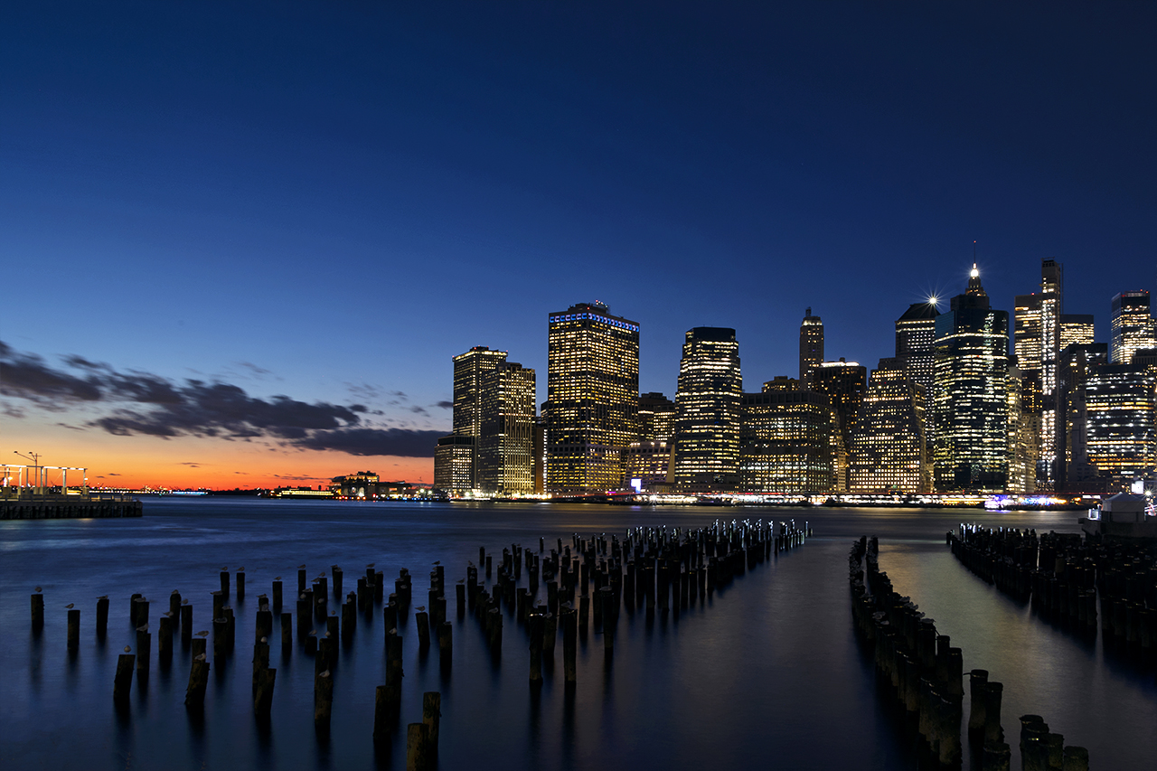 Sonnenuntergang in NYC