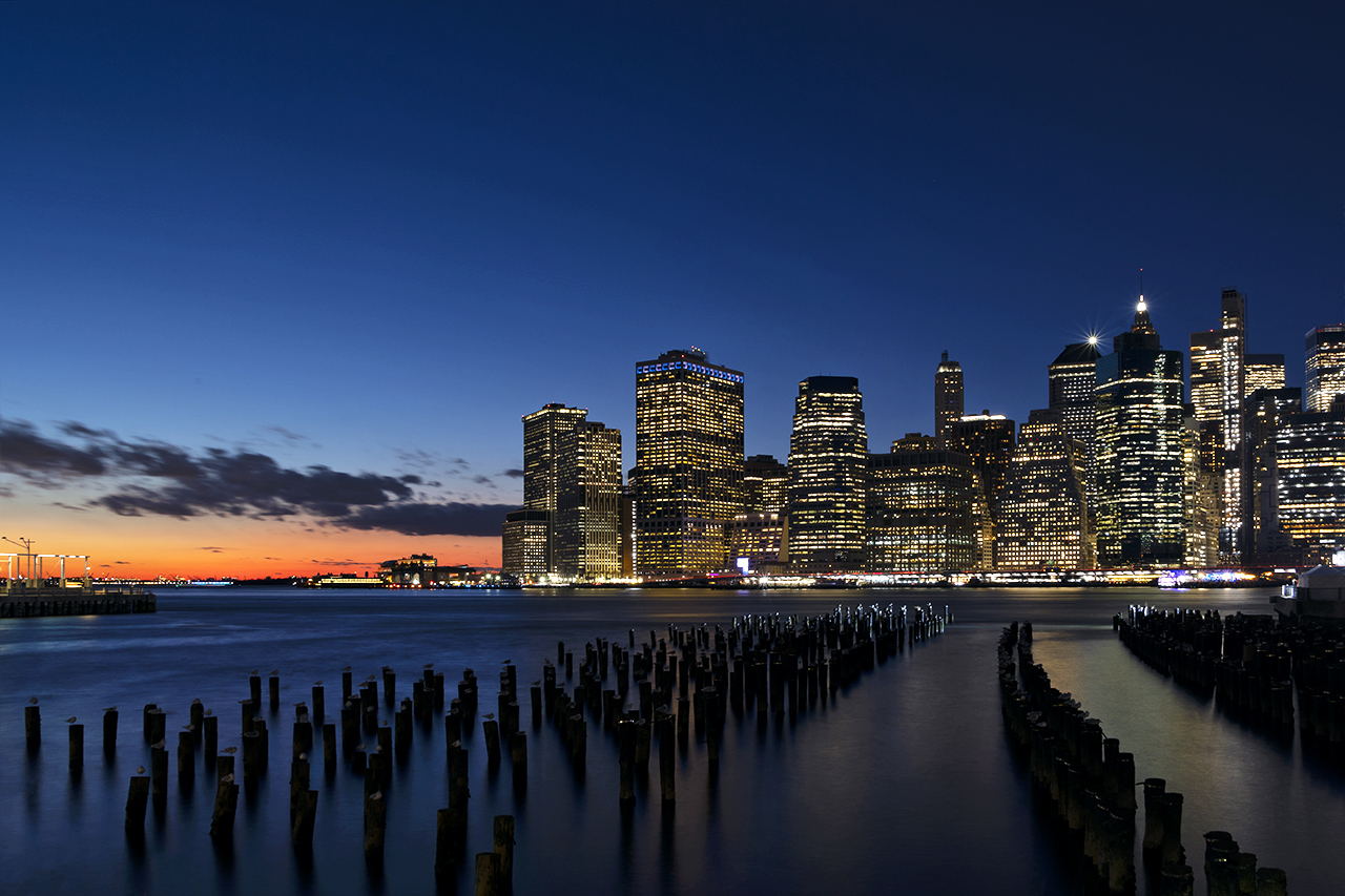 Sonnenuntergang in NYC