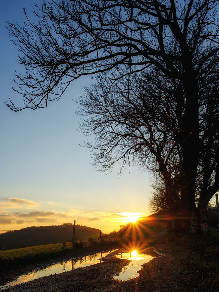 Sonnenuntergang mal zwei