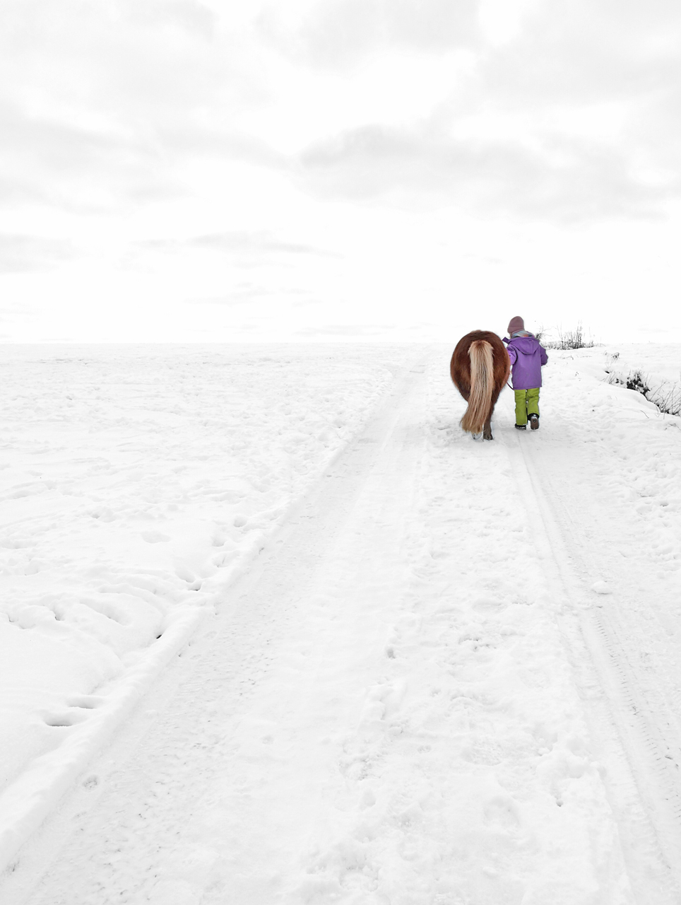 Spaziergang im Schnee