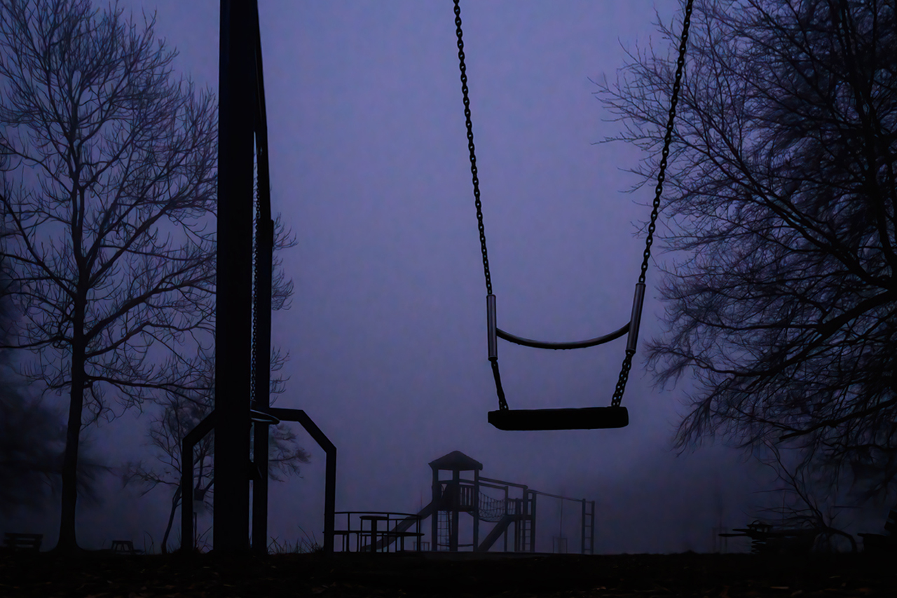 Spielplatz, spät