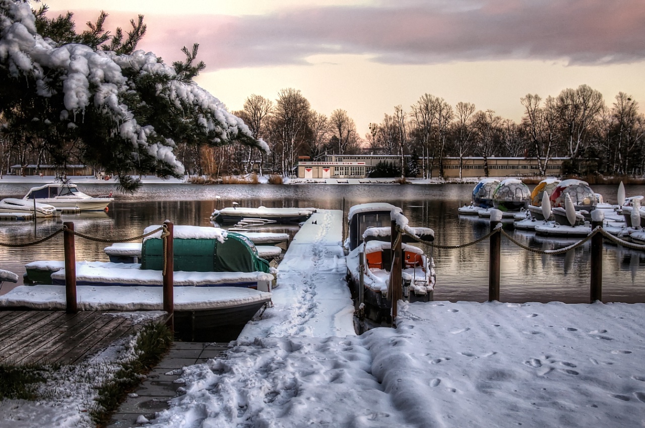 Spuren im Schnee