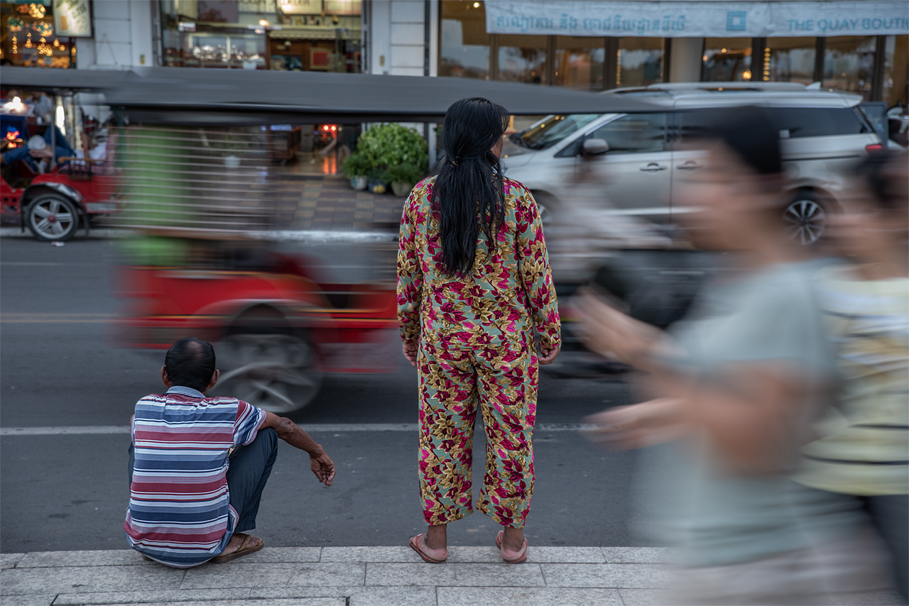 Straßenszene in Phnom Penh