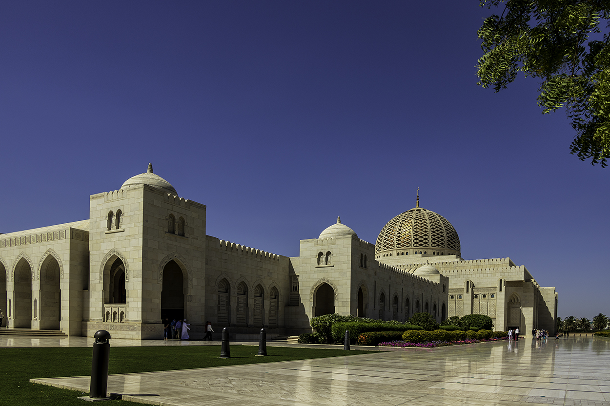 Sultan Quaboos Moschee in Muscat