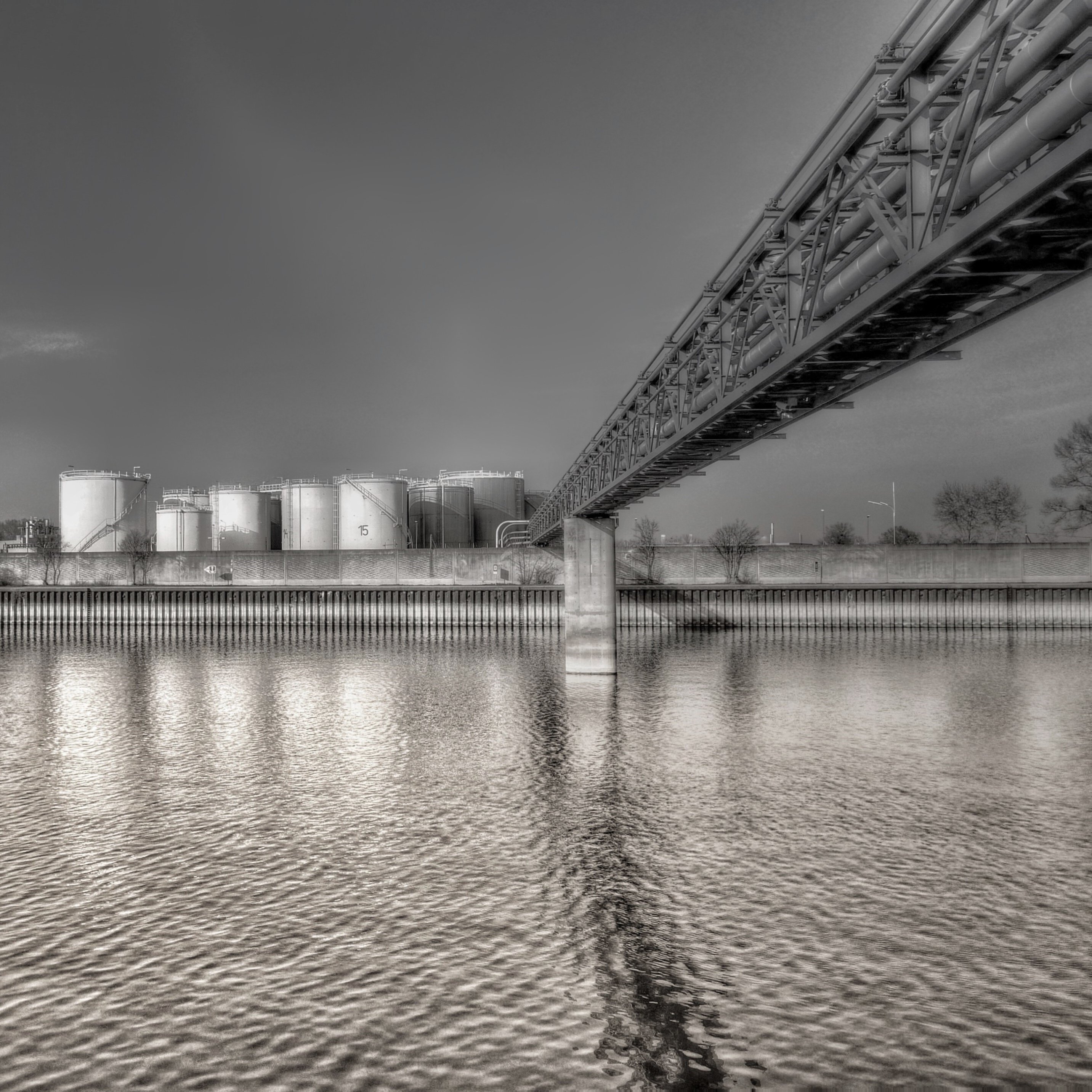 Tanklager in der Lobau