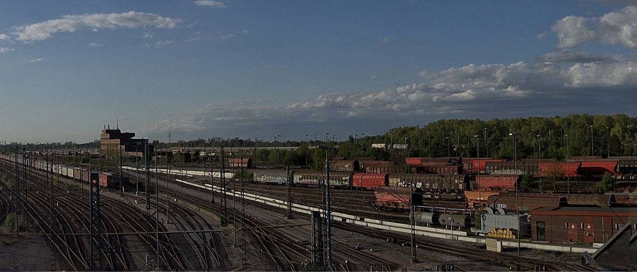 Teilbereich des Maschener Rangierbahnhofs