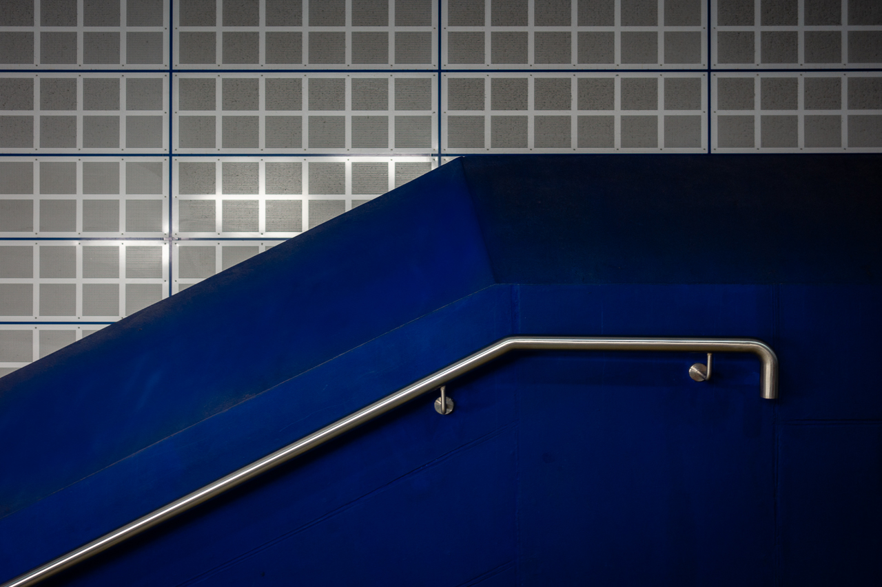 Treppe in Blau