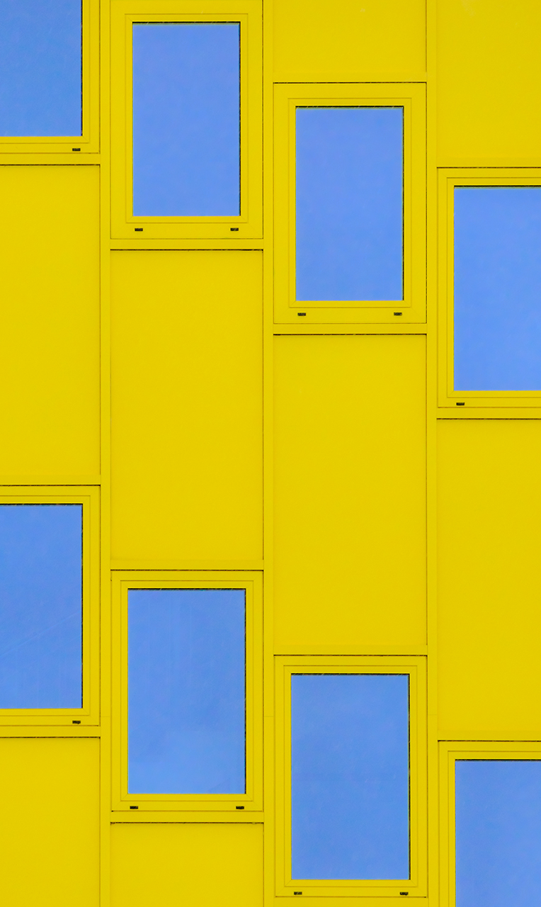 Treppenhaus-Fassade