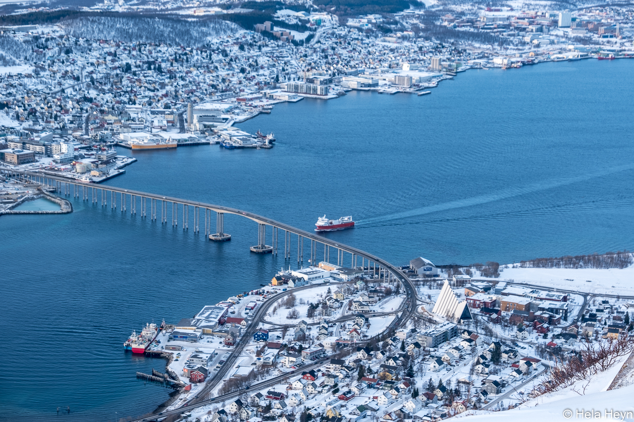 Tromsö vom Fjellheisen aus