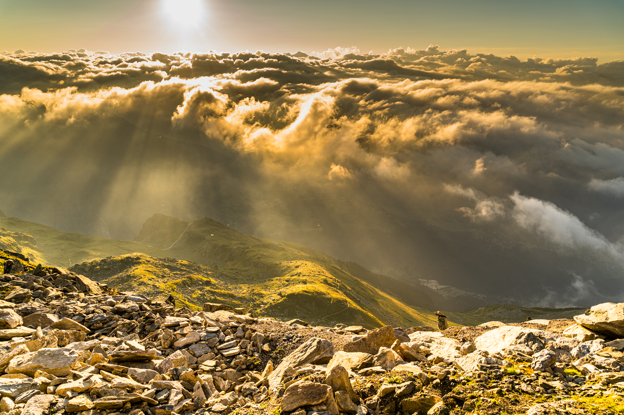 über den Wolken