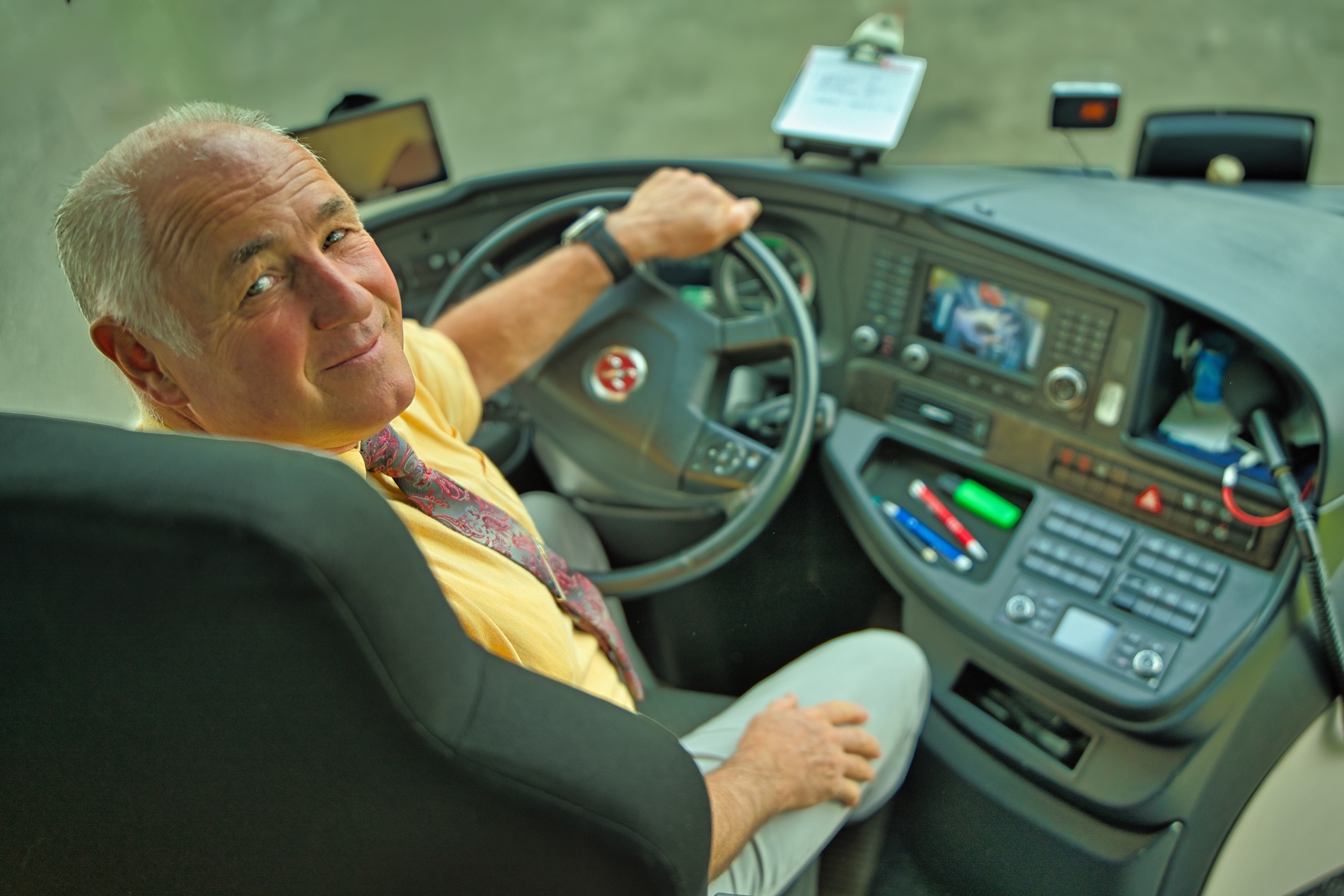 unser Busfahrer