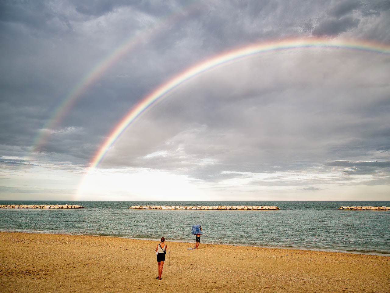 Unter den Regenbogen