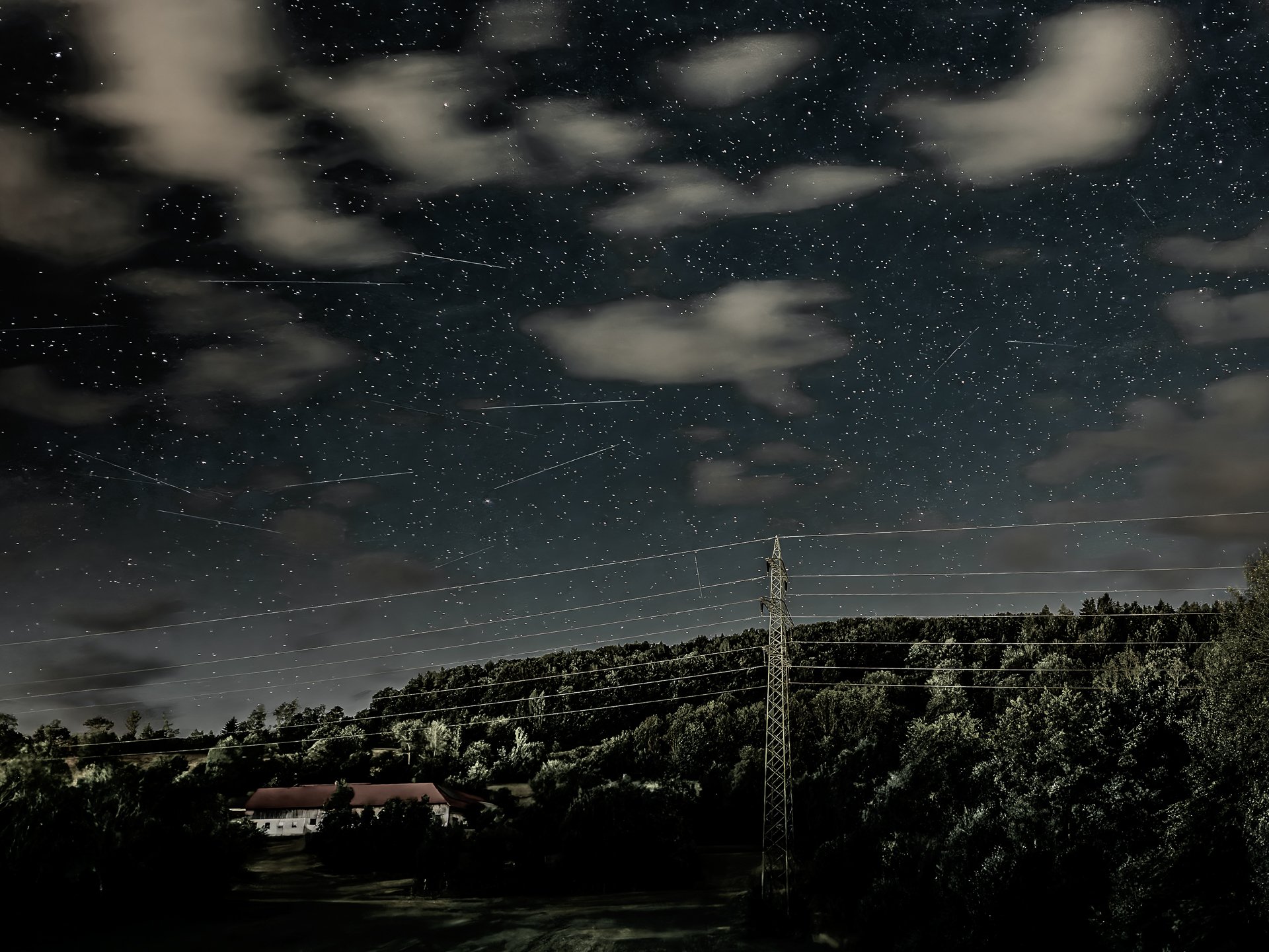 viel los am Himmel