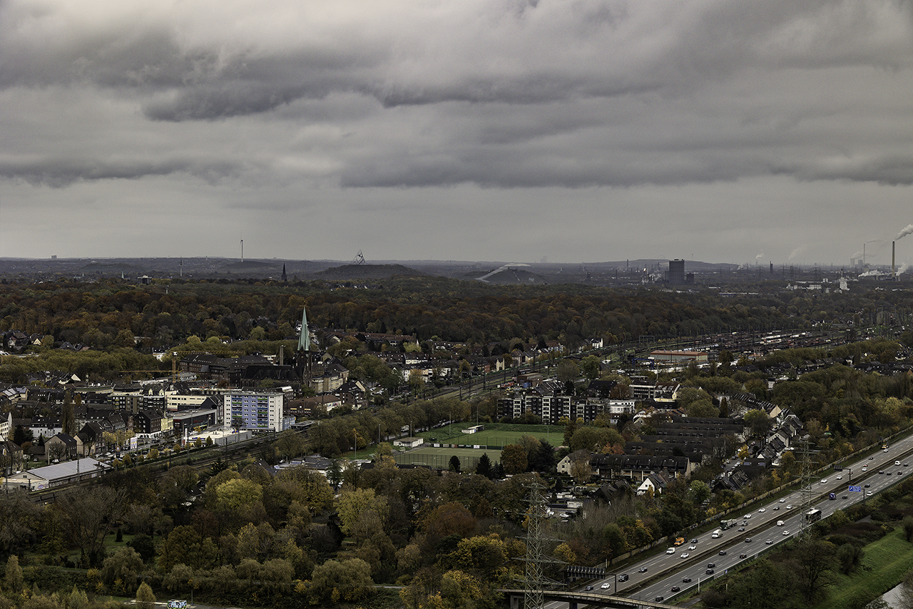 Vom Gasometer Oberhausen aus