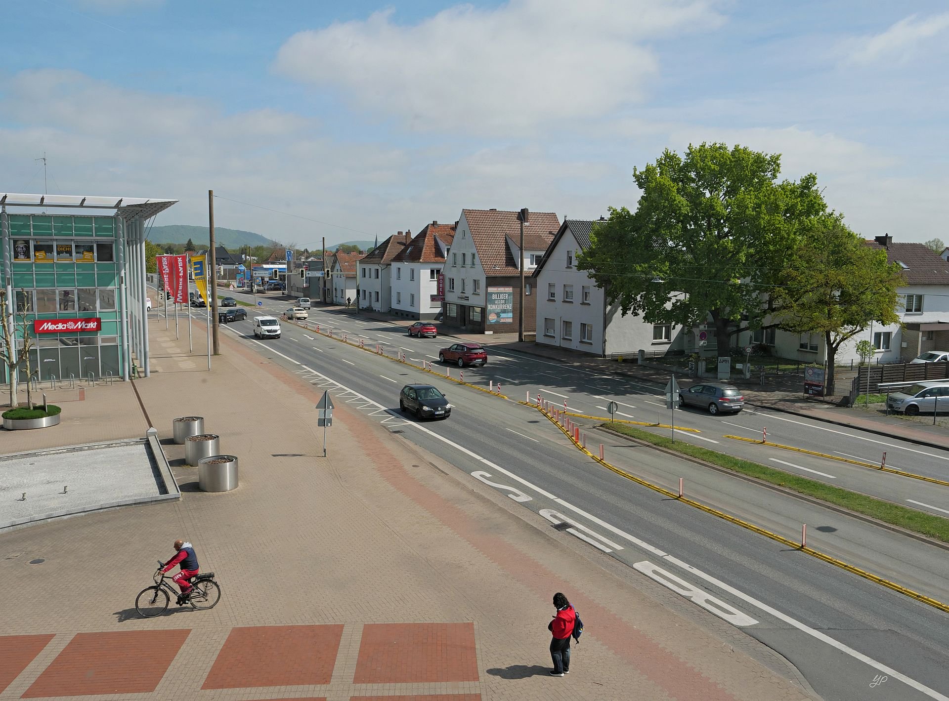 Warten auf den Bus