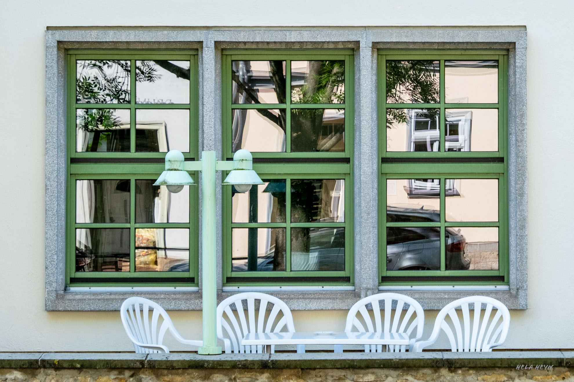 Warten auf Gäste