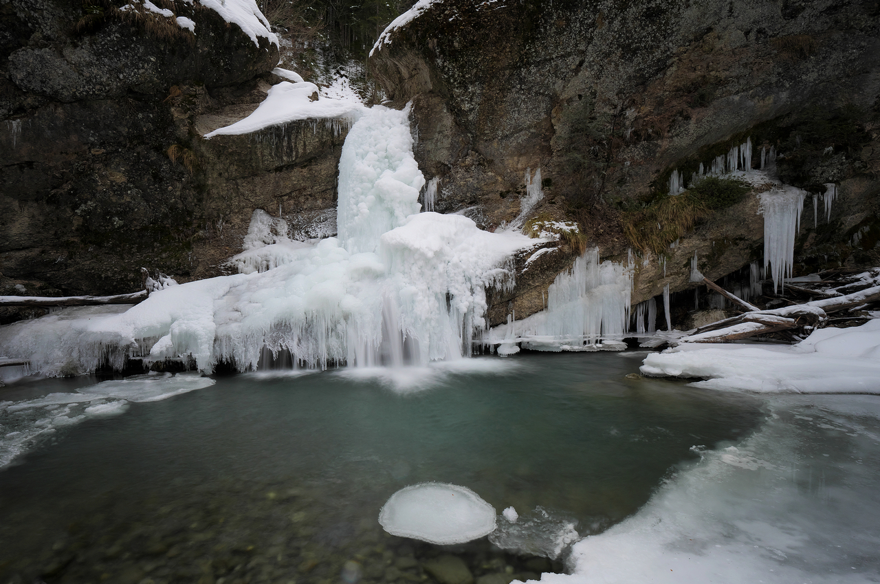 Wasserfall im Tobel.