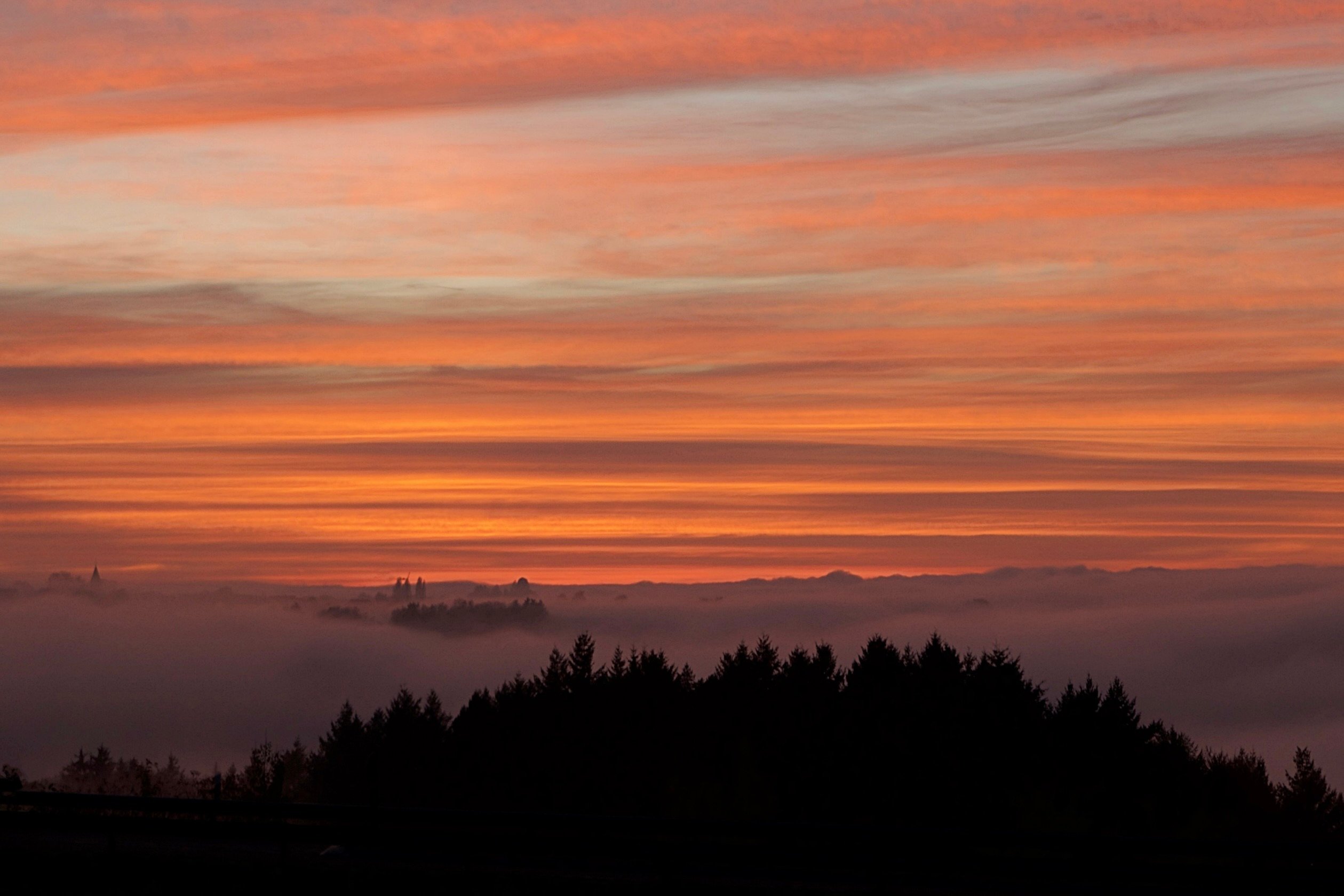 ... Wetterbericht: stellenweise Bodennebel