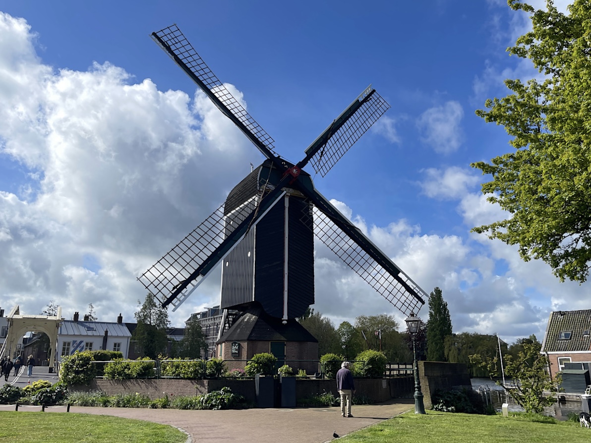 Windmühle in Leiden, Holland