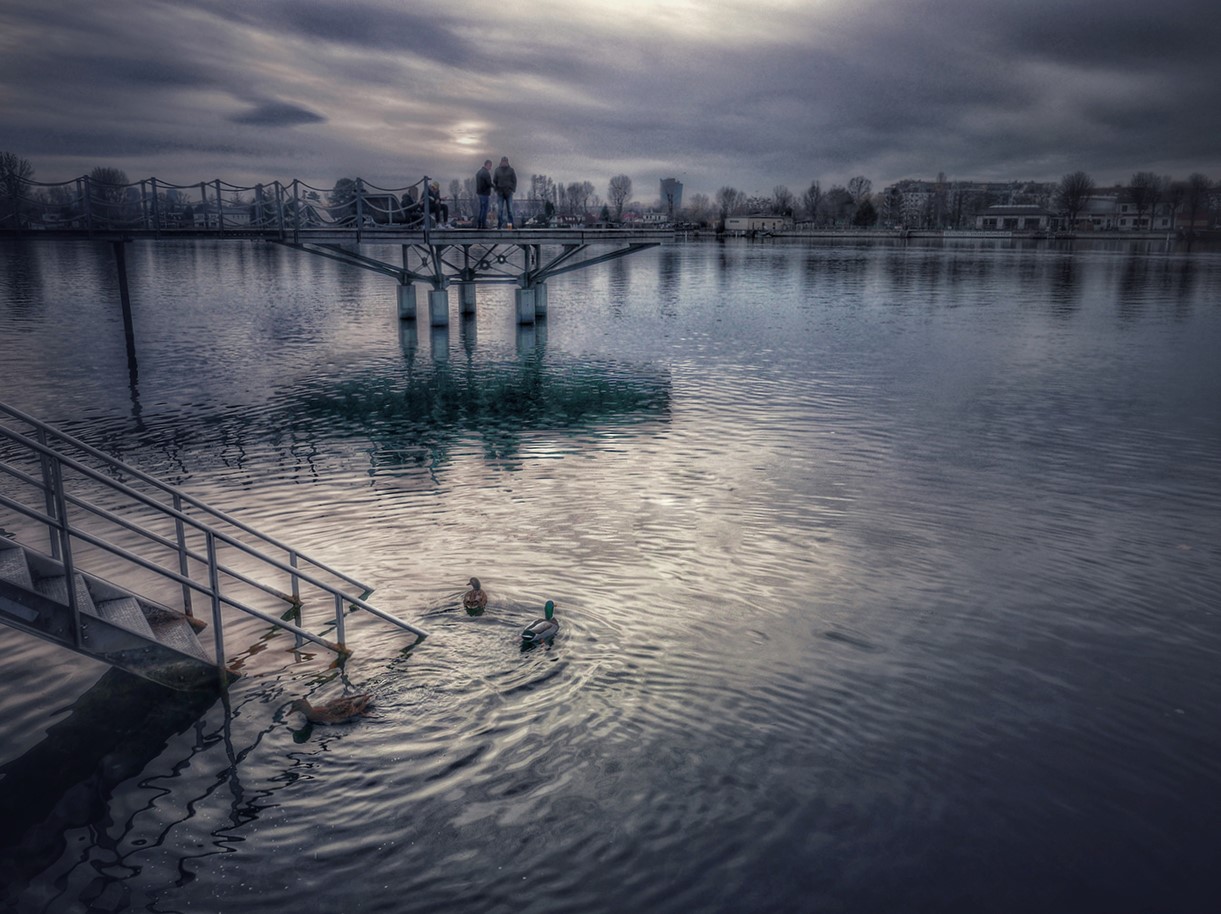 Winterstimmung an der Alten Donau